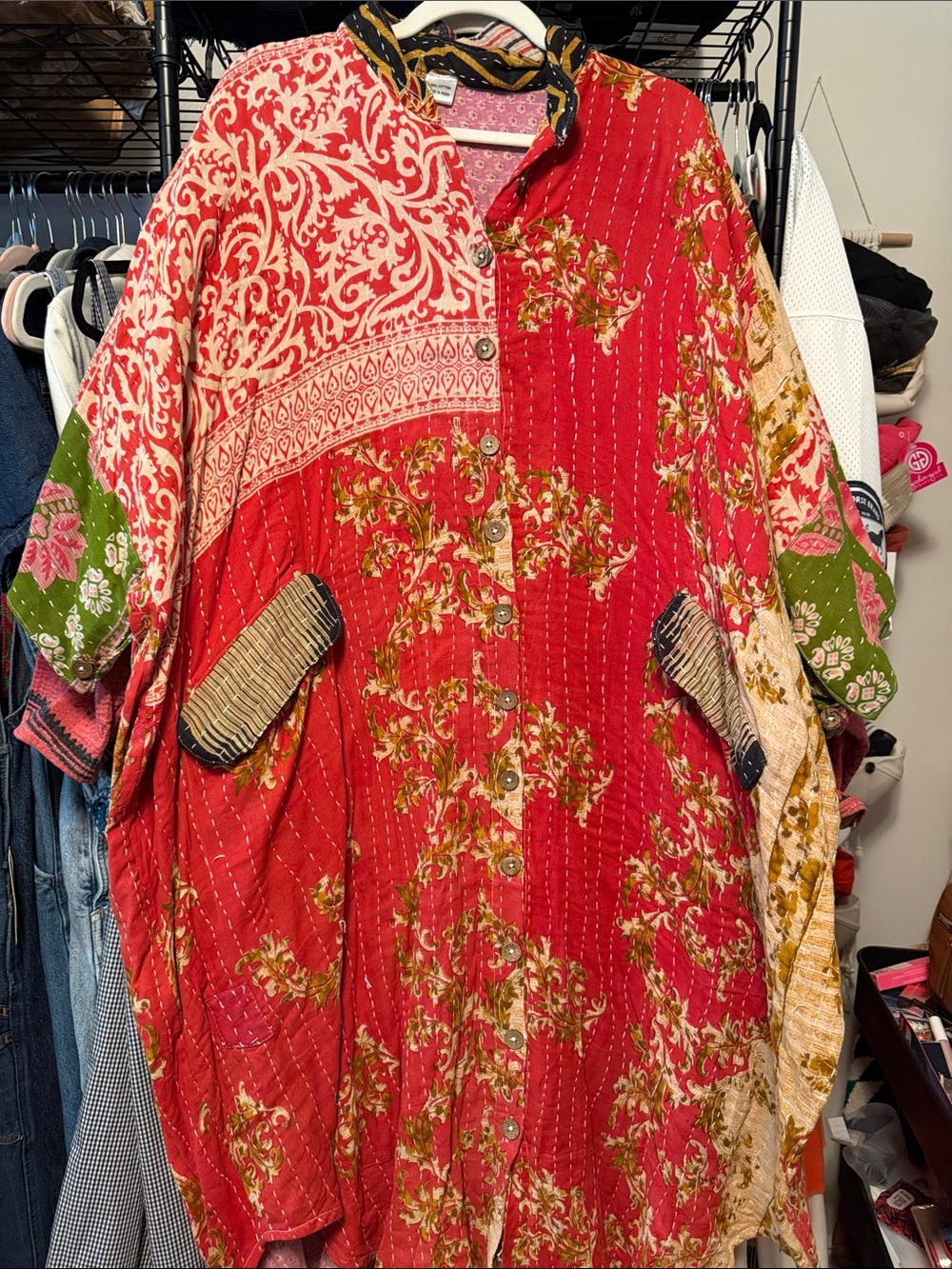 NWOT Kantha dress/duster